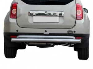 Защита задняя Dacia Duster I (HS; 10-17) - прямая труба 3