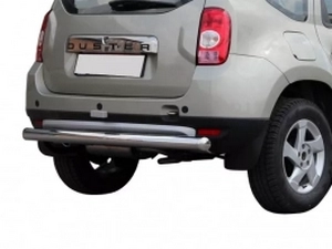 Защита задняя Dacia Duster I (HS; 10-17) - прямая труба 4
