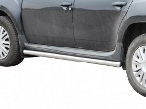 Пороги боковые Dacia Duster I (HS; 10-17) - трубы 4