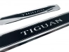 Накладки на пороги VW Tiguan II / Allspace (16-23) - Nitto (карбон стиль) 2