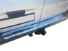 Накладка на задній бампер Opel Vivaro A (01-14) - Carmos (із загином) 4