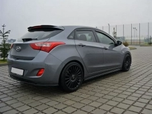 Центральный задний сплиттер Hyundai i30 II (GD; 12-17) 8