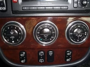 Кольца на ручки печки Mercedes M-Class (ML) W163 (01-05) рестайлинг 3