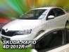 Дефлекторы окон Skoda Rapid (12-19) Liftback - Heko (вставные)