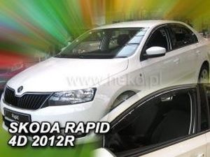 Дефлектори вікон Skoda Rapid (12-19) Liftback - Heko (вставні) 3