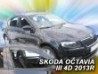 Дефлектори вікон Skoda Octavia A7 (13-19) Liftback - Heko (вставні) 4
