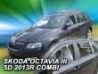 Дефлектори вікон Skoda Octavia A7 (13-19) Універсал - Heko (вставні) 3