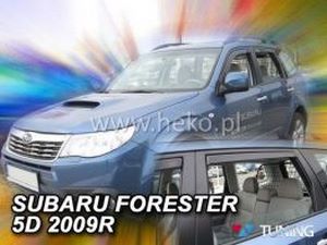 Дефлекторы окон Subaru Forester III (SH; 09-13) - Heko (вставные) 4