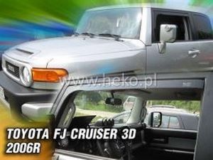 Ветровики TOYOTA FJ Cruiser (2006-) 3D HEKO 3