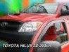 Дефлекторы окон Toyota Hilux VII (06-) 2D - Heko (вставные)