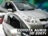 Дефлекторы окон Toyota Auris I (E150; 07-12) 3D - Heko (вставные)