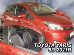 Дефлекторы окон Toyota Yaris III (11-20) 5D - Heko (вставные) 3