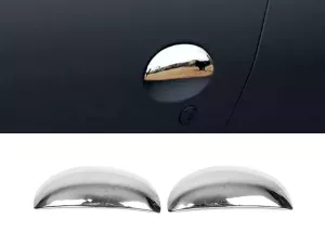 Хром накладки на ручки Peugeot 206 (98-10) 3D - 2 шт