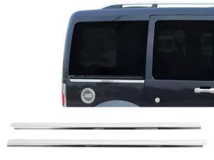 Хром молдинг під зсувні двері Ford Connect I (02-13) - коротка база - 2 шт