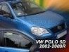 Дефлекторы окон VW Polo Mk4 (01-09) 5D Htb - Heko (вставные)
