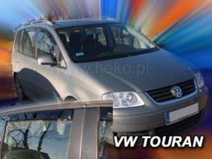 Дефлекторы окон VW Touran I (1T; 03-15) - Heko (вставные) 4