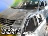 Дефлектори вікон VW Golf VI (09-13) Variant - Heko (вставні) 3