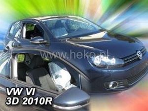 Дефлектори вікон VW Golf VI (08-12) 3D - Heko (вставні) 3