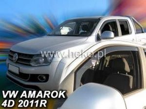 Дефлектори вікон VW Amarok I (10-20) 4D - Heko (вставні) 3