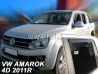 Дефлектори вікон VW Amarok I (10-20) 4D - Heko (вставні) 4