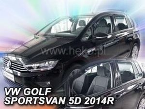 Дефлекторы окон VW Golf Sportsvan (14-20) - Heko (вставные) 4