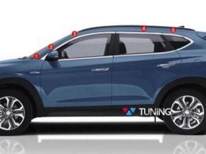 Хром верхние молдинги стёкол HYUNDAI Tucson III TL 2 2