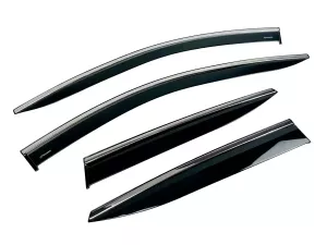 Дефлектори вікон Hyundai Kona II (SX2; 23-) - Hawk (з хром молдингом) 2