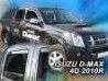 Дефлекторы окон Isuzu D-Max (06-12) 4D - Heko (вставные)