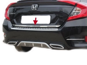 Хром на кромку багажника Honda Civic X (16-21) Sedan