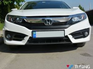 Углы на передний бампер HONDA Civic 10 (16-18) Sedan 2