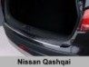 Накладка на задній бампер Nissan Qashqai I (J10; 07-13) - Avisa (сталева) 4