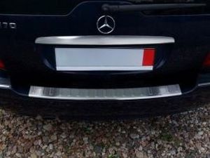 Накладка на задний бампер Mercedes A W169 (04-08) 5D - Avisa 2