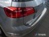 Накладка на задний бампер VW Golf Sportsvan (14-/17-) - Avisa (стальная)