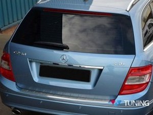 Накладка на бампер Mercedes C W204 (07-14) Универсал - Omsa 2