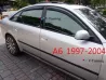 Дефлектори вікон Audi A6 C5 (97-04) Sedan - Hic (накладні) 4