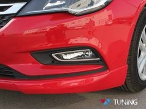 Хром накладки на противотуманки OPEL Astra K (2015-) 1