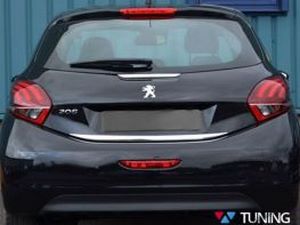 Хром накладка на кромку багажника PEUGEOT 208 - нержавейка 2 2