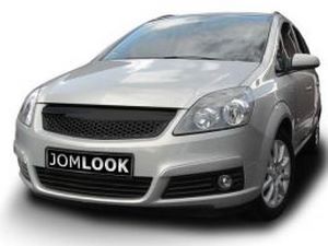 Решётка радиатора OPEL Zafira B (05-08) чёрная "JOM" 2