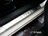 Хром накладки на пороги VW Jetta A6 (2011-) - OMSA - передние 1