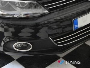 Хром окантовка противотуманок VW Jetta A6 (2011-2014) 1 1