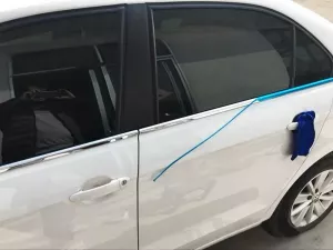Хром нижні молдинги вікон VW Jetta A6 (11-18) 7