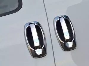Хром накладки на ручки Fiat Doblo II (10-22) - 8 шт 4