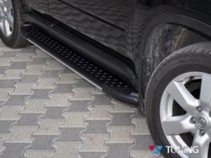 Пороги бічні Fiat Doblo II (10-22) - Almond Black 4