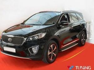 Пороги боковые KIA Sorento III (2015+) - BMW стиль 3 3