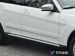 Пороги боковые MERCEDES GLK X204 (08-15) - OEM 6