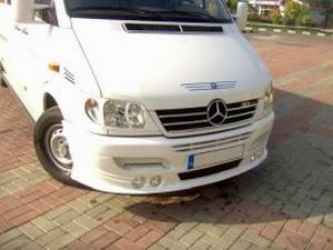 Накладка на передний бампер MERCEDES Sprinter CDI - Mel 2