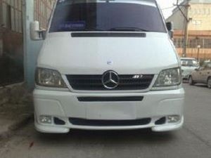 Накладка на передний бампер MERCEDES Sprinter CDI (00-06) "SET" 1