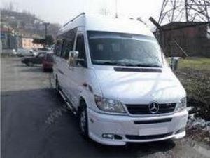 Накладка на передний бампер MERCEDES Sprinter CDI (00-06) "SET" 2