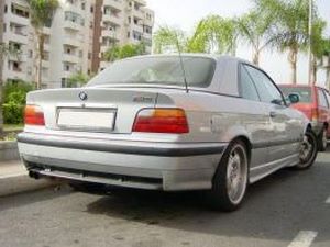 Бампер задний BMW E36 (90-00) все версии - M3 стиль 3