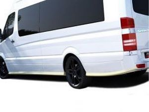 Накладки на бічні пороги Mercedes Sprinter W906 (06-18) - ABS 1